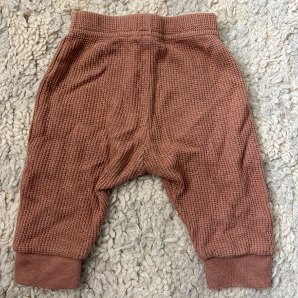CITY MOUSE Baby Organic Waffle Pants Leggings Size 0-3 Months Newborn - Picture 2 of 2